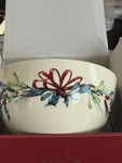 Lenox Winter Greetings 5" Gold Rimmed Bowl New. Fixed Price $17.99.