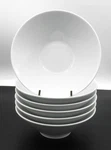 V Shaped Soup Cereal Bowl Skyn By Ikea No. 20726 Set Of White Pattern. Fixed Price $55.00.