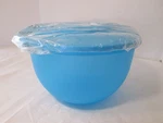 Tupperware Impressions 4.3 Liter Bowl 3091B-2 W/ Lid 3092B-2 Blue New. Fixed Price $15.00.