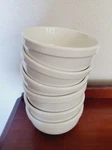 Culinary Arts Cafeware Lot Soup Cereal Chili Bowls 6" White Porcelain Heavy. Fixed Price $48.99.