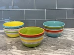Certified International Mariachi 5.5" Ice Cream Bowls (set Of 3) Nancy Green. Fixed Price $29.95.