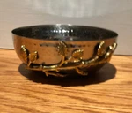 Leeber Golden Vine Hammered Salad Bowl, 6.5". Fixed Price $19.99.