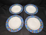 Coventry Strawberry Rimmed Soup Bowls Set Of 4. Fixed Price $34.95.