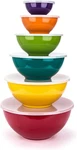 Kx-ware Melamine Mixing Bowls With Lids 6 Piece And Pla. Fixed Price $51.95.