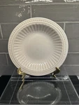 Gibson Regent Park Cream Stoneware Embossed Dots Soup Cereal Bowls Set 4. Fixed Price $33.95.