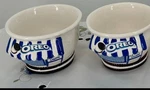 Oreo Cookie Ceramic Houston Harvest 5.5 X 3.25 Ice Cream Cereal Lot Bowls. Fixed Price $7.99.