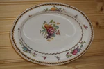 Spode Rockingham Y5194 Oval Vegetable Serving Bowl, 3/4" (lot B) (G2). Fixed Price $35.88.