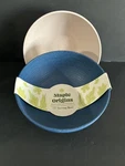 Vanguard Plastics Maple Origins Wood/plastic Fiber Set Of 2 Bowls. Fixed Price $19.00.