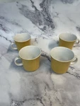 Vintage 70S Mikasa Vera Stone D1350 Coffee Mugs Set 4. Fixed Price $23.30.