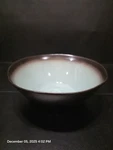 Home Thira Stoneware Serving Bowl 10X4 Brown Aqua Ombre Dishwasher Microwave.... Fixed Price $19.99.