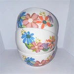 Royal Norfolk Floral Ceramic Cereal Bowls Set Of 3, Microwave & Dishwasher Safe. Fixed Price $25.00.