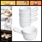 Large Ceramic Soup Bowls With Handle, 15 Oz Oven Safe Crocks For Stew & Chili,. Fixed Price $53.99.