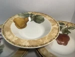 222 Fifth Pts International Cortland 6 Soup Bowls 9 1/8" Diameter. 1470. Fixed Price $32.00.