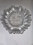 Mikasa Crystal Bowl Holiday Frosted Glass Christmas Serving Winter Dreams 10.25. Fixed Price $5.36.