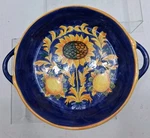 Large Tuscan Sunflower Hand Painted Serving Pasta/salad Bowl 15X12.5X3 Look. Fixed Price $75.00.