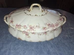 Charles F. Haviland Head 117A Covered Vegetable Bowl 9" Nice Condition!. Fixed Price $50.00.