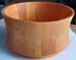 Williams-sonoma Artisan Wooden Bowl Signed John Mcleod Vermont Usa Decor 9.5X5". Fixed Price $29.50.