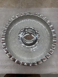 Simplydesignz Handcrafted Chip 'n Dip Platter Dish 14 5/8" Polished Metal. Fixed Price $55.79.