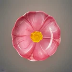 Pink Floral Set Of Melamine Spring. 8 X 1.65 Inch.. Fixed Price $19.99.