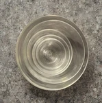 Vtg French Set Of Duralex Pressed Glass Nesting Bowls Sz 2 1/4"-5 3/8" Kitchen. Fixed Price $24.99.