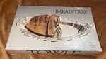 Vintage Towle Old Master Embossed Silverplate Bread Tray Original Box. Fixed Price $60.00.