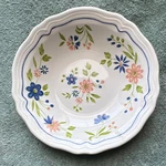 Country French Ironstone Floral 7IN Bowl Dishwasher/oven Safe Glossy Japan 4453. Fixed Price $15.00.