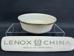 Lenox Holiday Eternal Gold Rim (1) 5 3/8" Fruit Or Dessert Bowl 1ST Quality Usa. Fixed Price $19.99.
