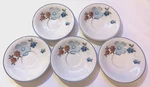Vintage ( 5 ) Noritake Versatone Glimmer # B301W10 Saucers Japan.. Fixed Price $29.99.