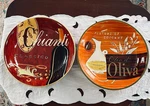 Pier 1 One Italian Cucina Pair 9.5" Earthenware Pasta Bowls Chianti & Oliva. Fixed Price $50.00.