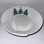 Vietri Lastra Holiday Christmas Tree Large Shallow 12 Serving Bowl Melamine. Fixed Price $55.00.