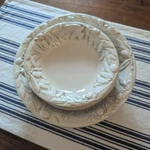 Williams Sonoma Tuscan Olive Pasta Bowls Made In Italy Soup Salad 5 Piece Set. Fixed Price $78.00.