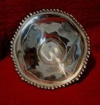 Lenox Organics Beaded Aluminum Serving Bowl 9-INCH Made India. Fixed Price $16.79.