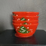 Waechtersbach Christmas Tree Coupe Soup Bowl 5" Set Of 4. Fixed Price $44.00.