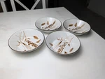 Set Of 4 Midwinter Wild Oats Stonehenge 6.5 Inch Soup Cereal Bowls Vintage Uk. Fixed Price $49.99.
