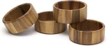Lipper International 1143-4 Acacia Straight-side Serving Bowls For Fruits Nib. Fixed Price $48.50.
