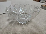 Mikasa Peppermint Clear 10-1/4 Bowl With Original Box 972/726. Fixed Price $14.99.
