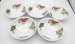 Franconi Krautheim Sauce Bowl Set Of 5 Pattern FR78 Lobster Mushroom Turtle Fish. Fixed Price $58.99.