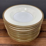 (12) Gracewood By Noritake, 8.25 Gold Rimmed Bowl, Vintage, 4984. Fixed Price $30.00.