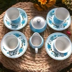 Mikasa 10-PC Cera-stone Gigi Tea Cups Saucers Creamer & Sugar Bowl Vtg 70S Japan. Fixed Price $85.00.