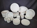 You Pick: Fruit Gibson Designs White Embossed Plates, Bowls, Cups. Fixed Price $15.00.