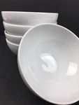 Set Of 5 -ikea 21986 White Small Rice Bowls Glossy Porcelain Thailand. Fixed Price $34.98.