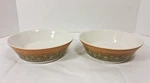 Set Of 2 Vintage Syracuse Carefree Calypso Montego Single Serving Bowl 6.5". Fixed Price $20.00.