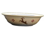 Pfaltzgraff Nordic Christmas Oval Vegetable Bowl Reindeer. Fixed Price $25.00.