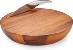 Nambe Harmony Cheese Board With Knife Made Of Acacia Wood And Stainless.... Fixed Price $99.00.