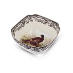 Spode Woodland Deep Square Fine Earthenware Serving Bowl, 9.5 Inch (pheasant). Fixed Price $162.00.