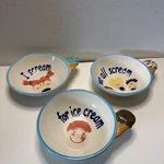 Set Of 3 Lotus Ice Bowls Scream, You For Cream! Boy And Girl. Fixed Price $25.00.