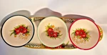 Pioneer Woman Garland Ceramic Condiment Set 4 3 Bowls Tray Holiday Dish. Fixed Price $18.00.