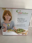 Chef Ventions Asia Series Bamboo Salad Bowl W/serving Spoons - Free Shipping. Fixed Price $12.48.