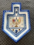 Rite Lite Ltd - Chanukah Draydel Tidbit Tray 18K Gold Collection & Accents. Fixed Price $19.99.