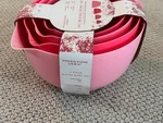 New Phantom Chef Piece Mixing Bowl Set Nestable Pink Plastic Pour Spout 4.5 Qt. Fixed Price $30.59.
